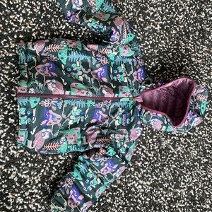 Patagonia reversible puff jacket